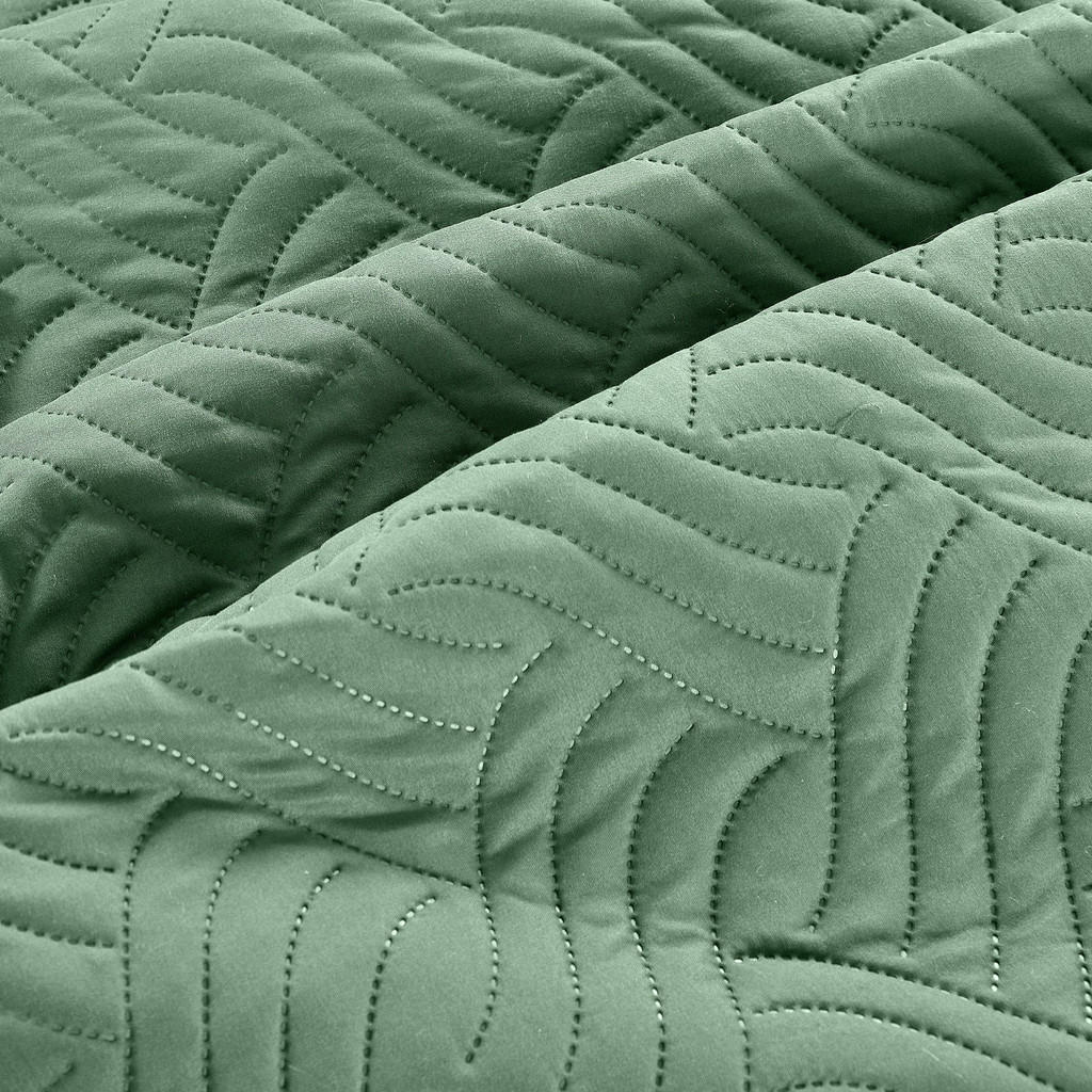 Thumbnail - wometo Tagesdecke, Grün, Textil, 170x210 cm, Oeko-Tex®, Schlaftextilien, Bettwäsche, Tagesdecken