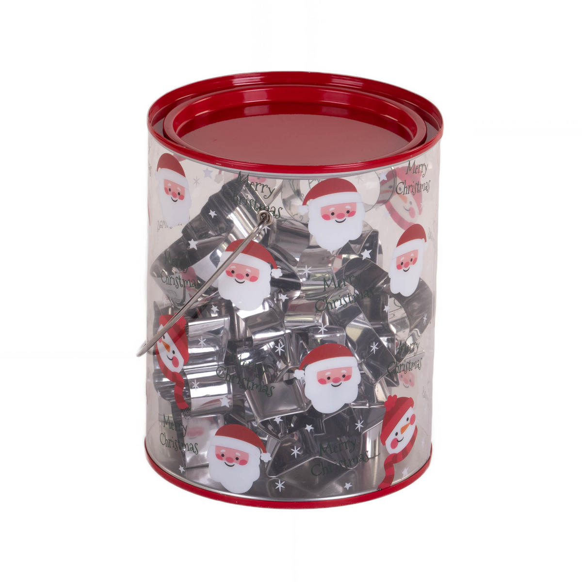 AUSSTECHFORMEN Weihnachtsformen 16er-Set - Silberfarben, Metall (8.4/12.5/8.4cm) - La Cucina