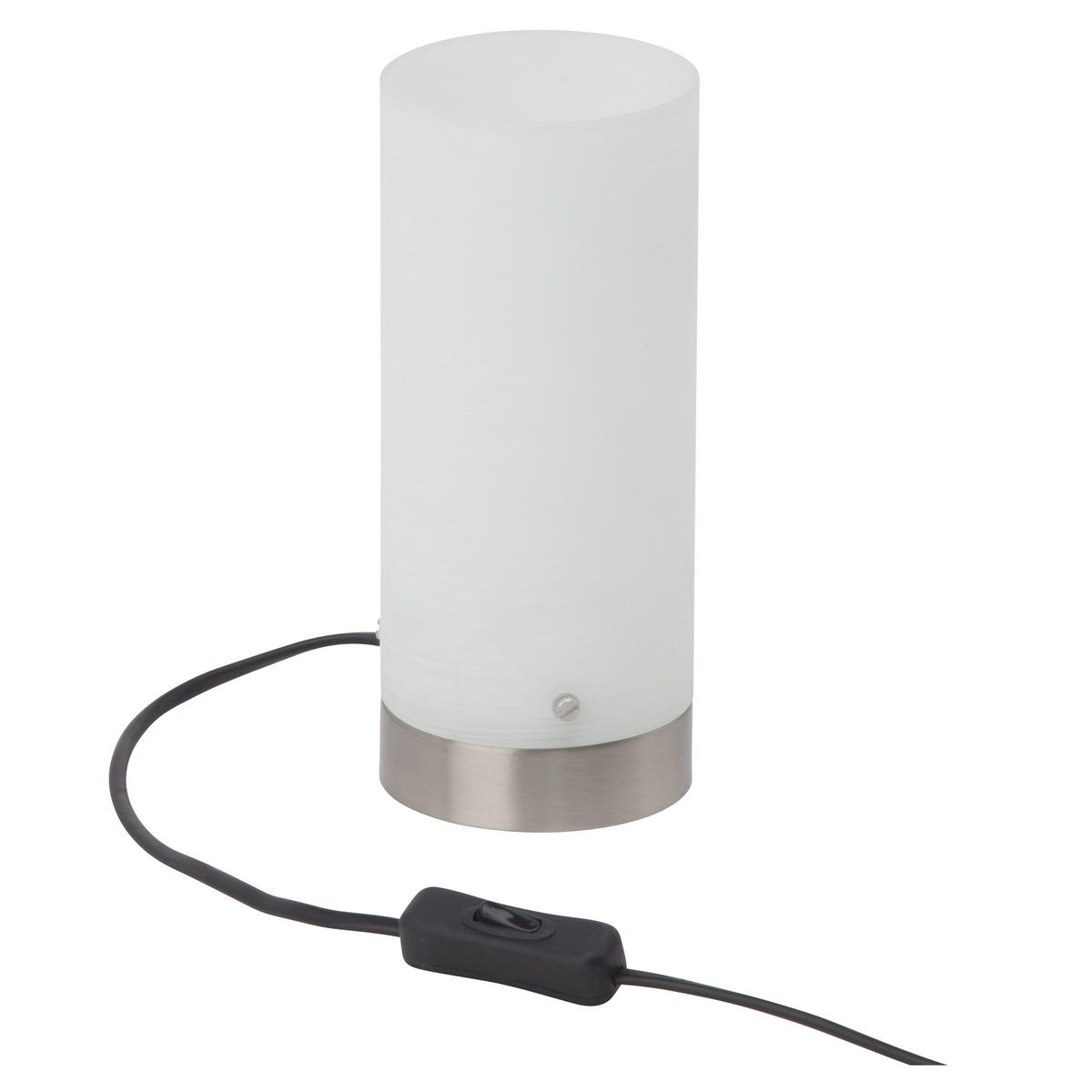 TISCHLEUCHTE Daisy Eisen/Weiß 8,5/8,5/20 cm - Weiß, Metall (8.5/8.5/20cm) - Brilliant