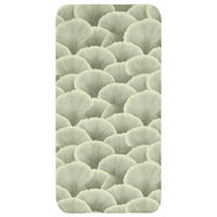 BADEMATTE Fächer - Blatt - Grün Badteppich 60x120 cm - Pastellgrün, Kunststoff/Textil (60/120cm) - OnlyWow
