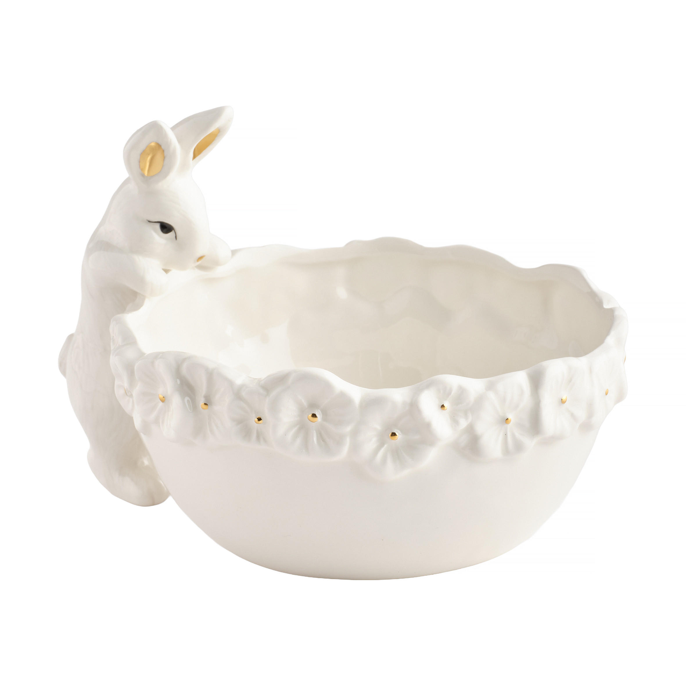 SCHALE Bellissima - Weiß, Stein (14cm) - home&you