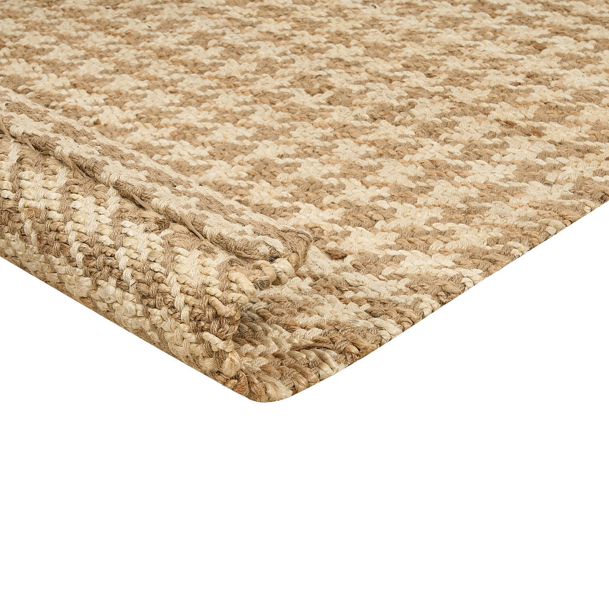 KURZFLOR-TEPPICH Beige 80/300 cm Araptepe - Beige, Naturmaterialen (80/300cm) - Beliani