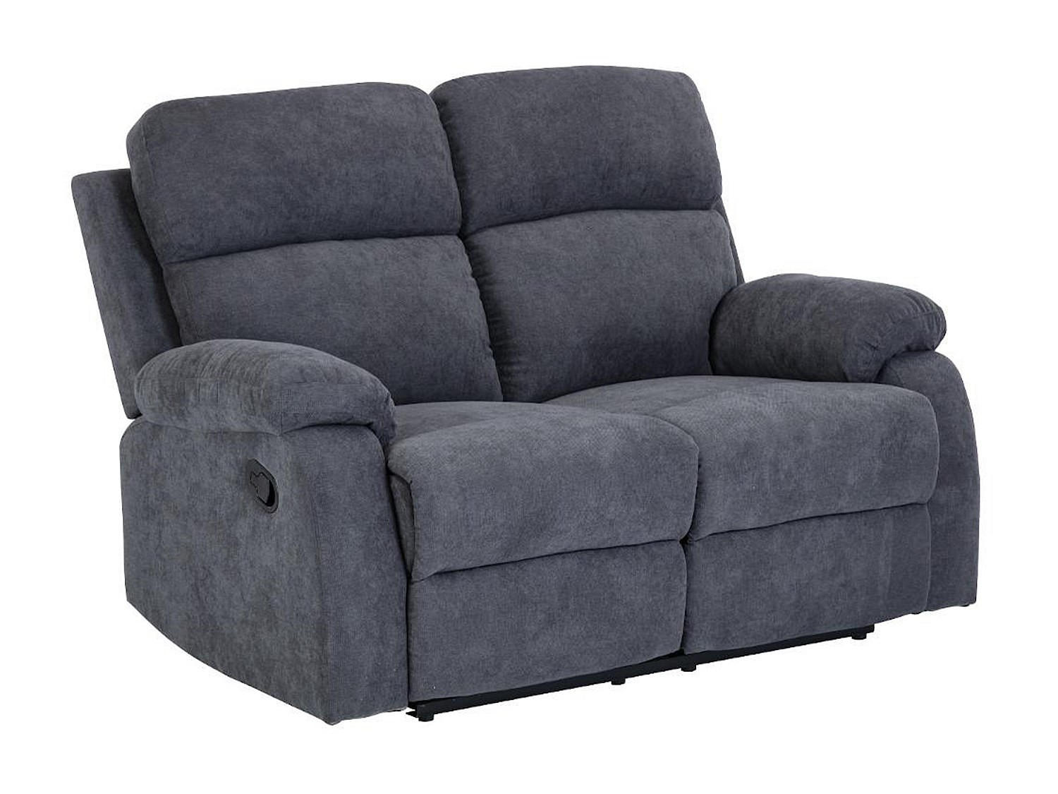 RELAXSOFA 2-Sitzer - Stoff - Anthrazit - TOLZANO - Anthrazit, Textil (146/100/96cm) - Vente-Unique