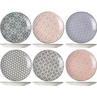 FRÜHSTÜCKTELLER Speiseteller Delirio ø 24 cm - 6 Stück - Multicolor, Keramik (2/3/24cm) - Cosy & Trendy