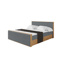 BOXBETT LOLLI9 -Z 120x200 - H3 Dunkelgrau - Dunkelgrau, Holzwerkstoff (120/200cm) - ALTDECOR