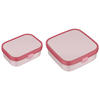 BROTDOSEN-SET Campus (2025) Cool Pink 2er Set - Pink, Kunststoff (1/1/1cm) - Mepal
