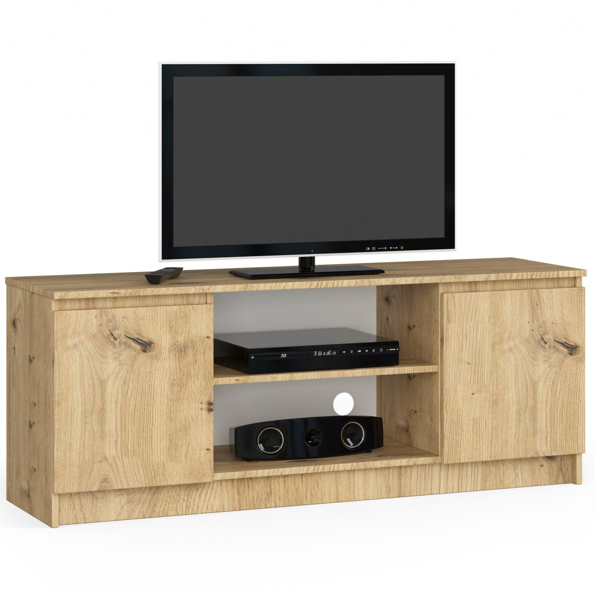 TV-ELEMENT Eiche Artisan 140x40x55 cm - Eiche Artisan, Holzwerkstoff (140/55/40cm) - Akord