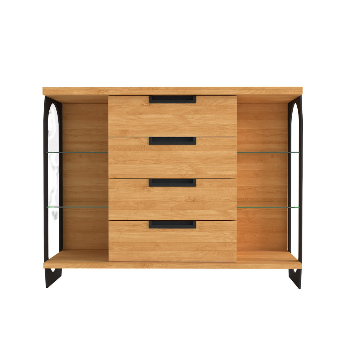 Rawood Furniture Kommode Eiche 120x95x45 cm