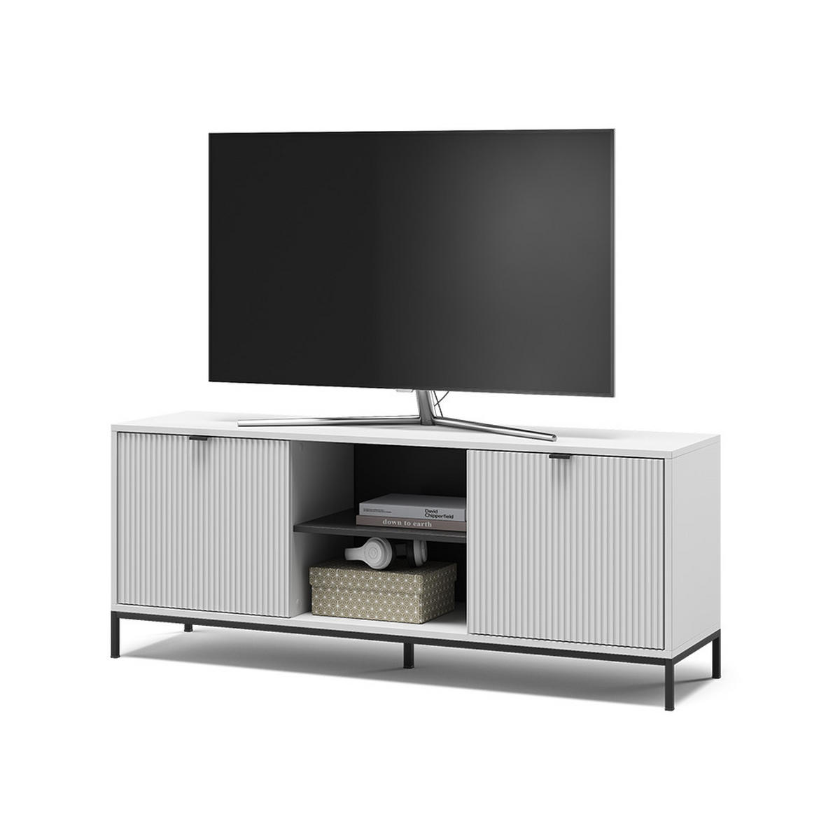 NÍZKÁ SKŘÍŇKA Eliza Bílá - bílá, kompozitní dřevo (150/60/40.1cm) - Vicco