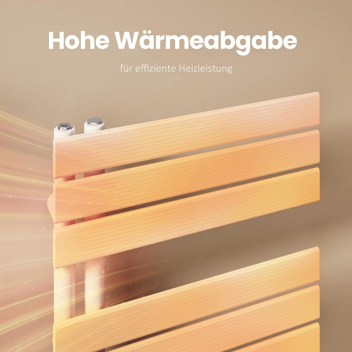 HEIZKÖRPER Elektrisch WLAN Thermostat Weiß 132/60 cm - Weiß, Metall (50/132/5.9cm) - EMKE