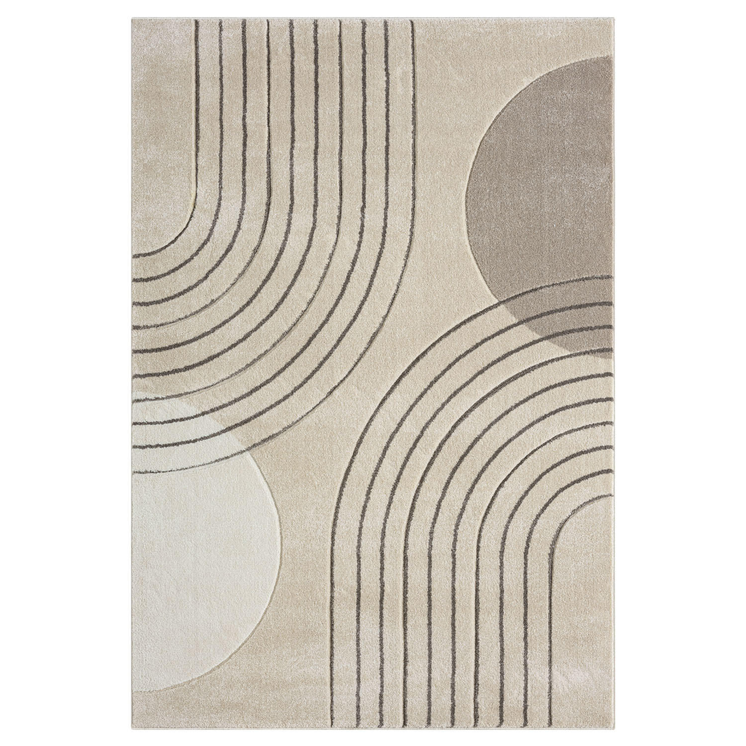 KURZFLOR-TEPPICH Bonito 7170 Braun 80x150 cm - Braun, Textil (80/150cm) - carpet city