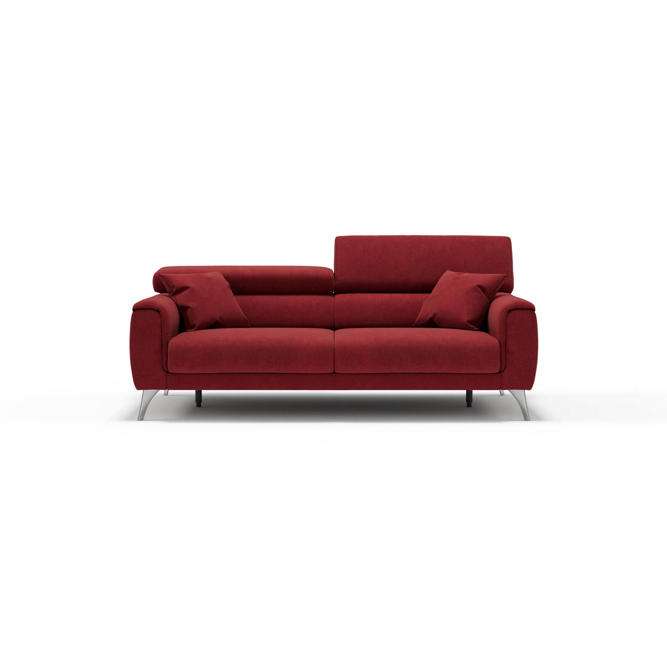 LINEARSOFA Caravaggio - Rot, Textil (199/73/102cm) - Divani.store