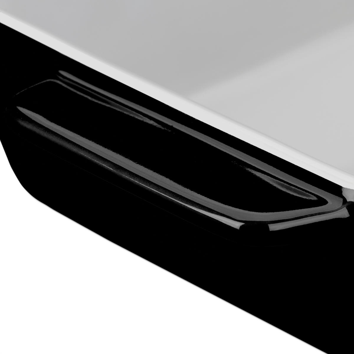 3XKERAMICKÁ forma - čierna, keramika (20/33/6cm) - Relaxdays