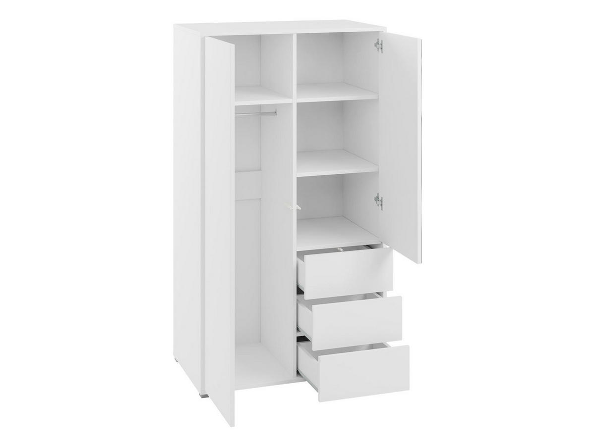 GARDEROBEN-SET Gesita V - Silberfarben/Schwarz, Holzwerkstoff/Kunststoff (100/178/59cm) - MIRJAN24