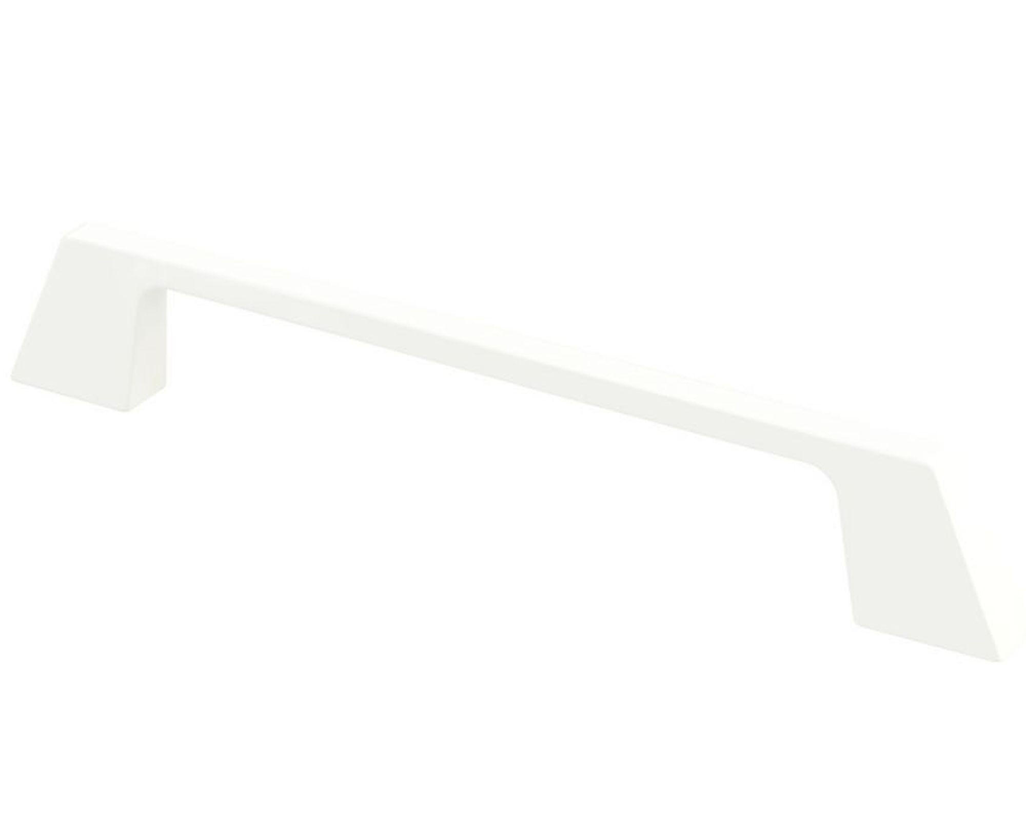 MÖBELGRIFF BA 192mm, Küchengriff Weiss matt, Schrankgriff Stilo - Weiß, Metall (0.8/3/21.8cm)