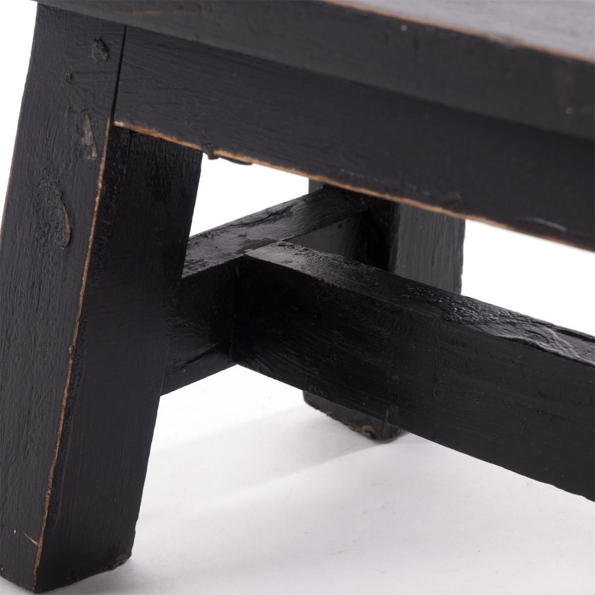 BLUMENHOCKER Monte Mahagoni Massivholz 09 voodoo - schwarz - Schwarz, Holz (30/21/20cm) - DESIGN DELIGHTS