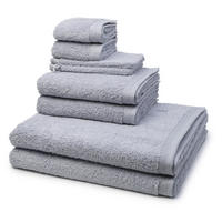 FROTTIERSET Superwuschel 8-teilig - Hellgrau, Textil (50/100cm) - MÖVE