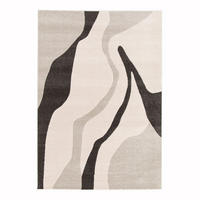 TEPPICH, Superweicher, grafischer grau - Grau, Textil (160/230cm) - AFK Living