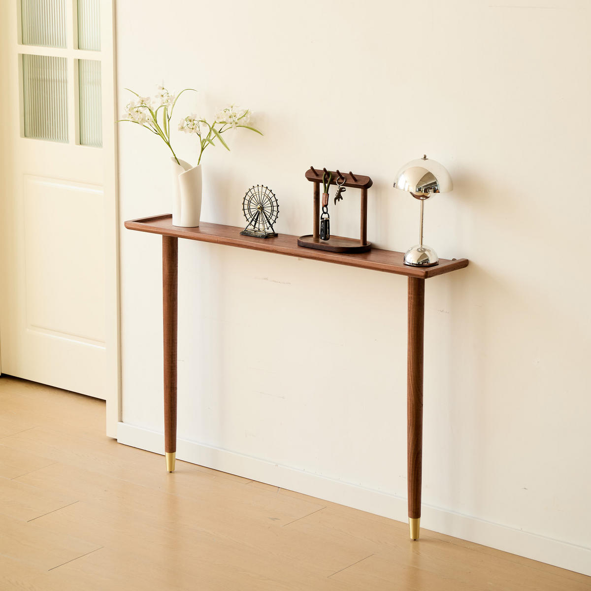 KONSOLENTISCH Rechteckig Braun 110 x 28 x 78 cm - Braun, Holz (20/110/78.5cm) - Nordlys