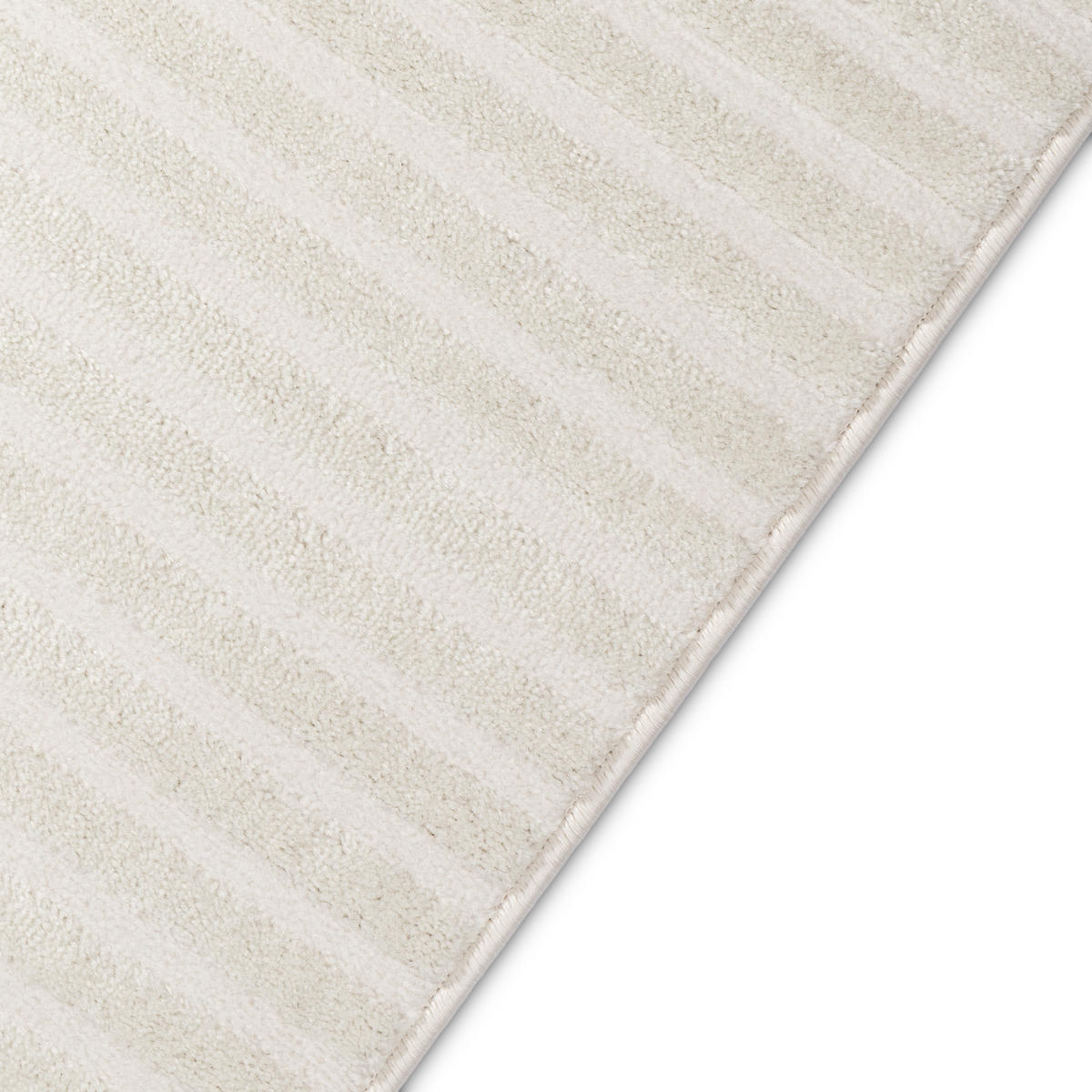 TEPPICH HYGGE Cremeweiß Quadrat 120/120 cm - Creme, Textil (120/120cm) - Tapiso