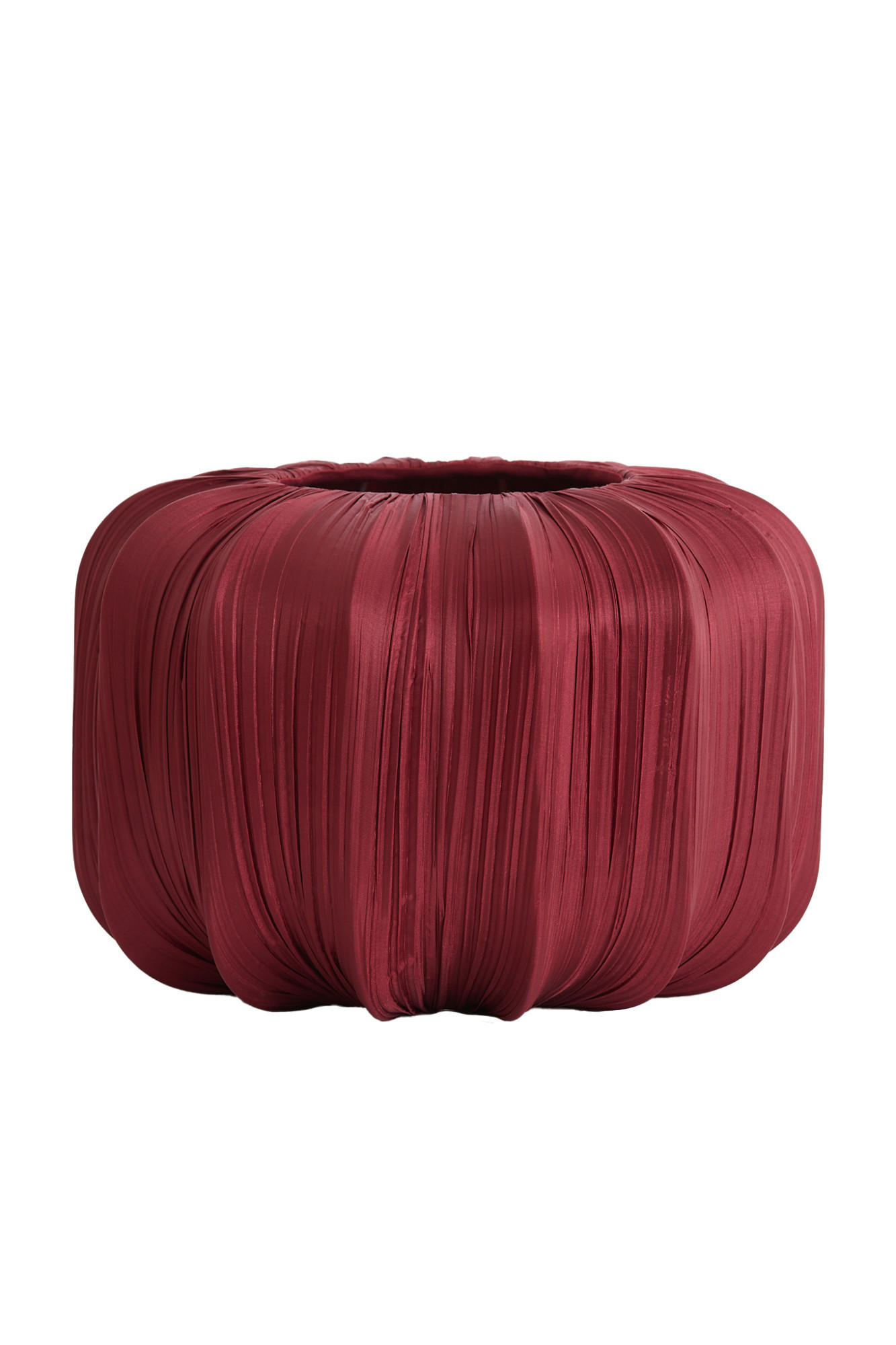 LAMPENSCHIRM Farol Rot Ø30/20 cm - Rot, Textil (30/30/20cm) - Light & Living