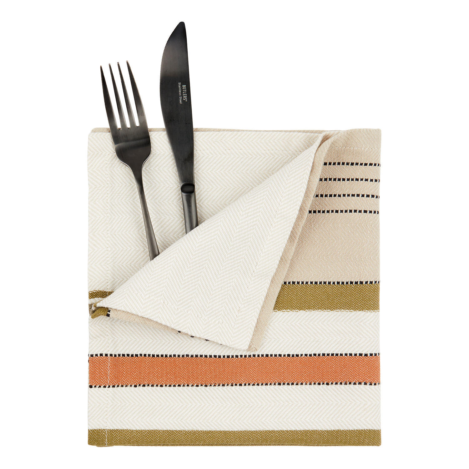 SERVIETTE Inner 41 x 41cm - Creme, Textil (41/41cm) - Butlers
