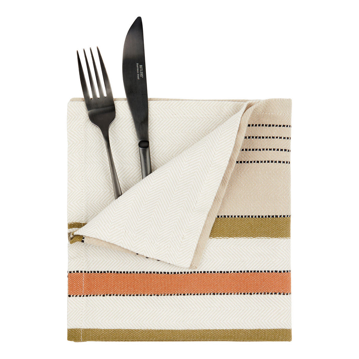 SERVIETTE Inner 41 x 41cm - Creme, Textil (41/41cm) - Butlers