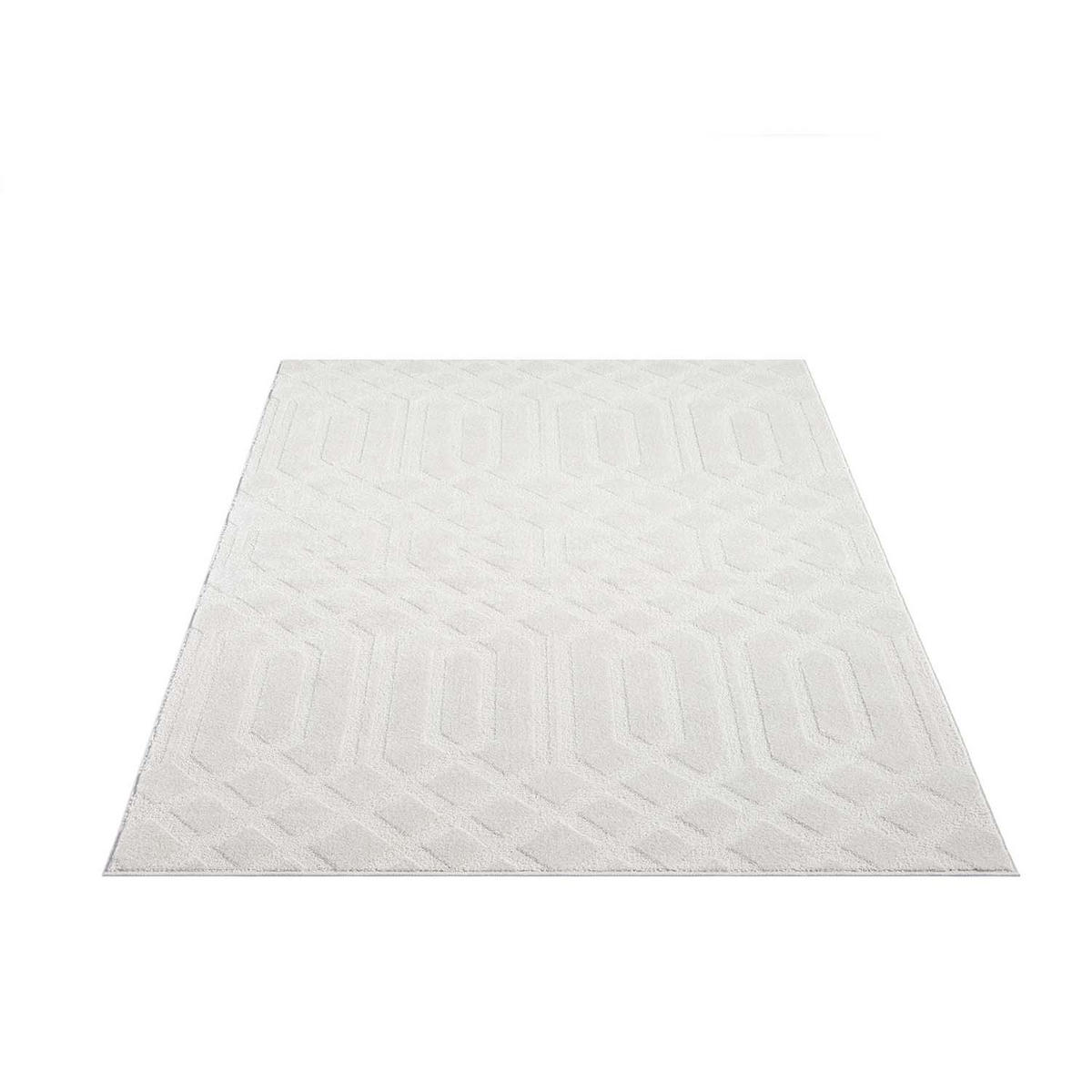 KURZFLOR-TEPPICH Flair 138 Creme 200x290 cm - Creme, Textil (200/290cm) - carpet city