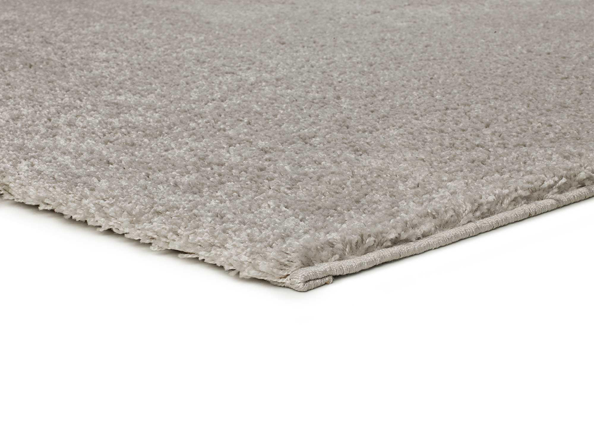 HOCHFLORTEPPICH Silber Atlas 60/120 cm - Silberfarben, Naturmaterialien/Textil (60/120cm) - Atticgo