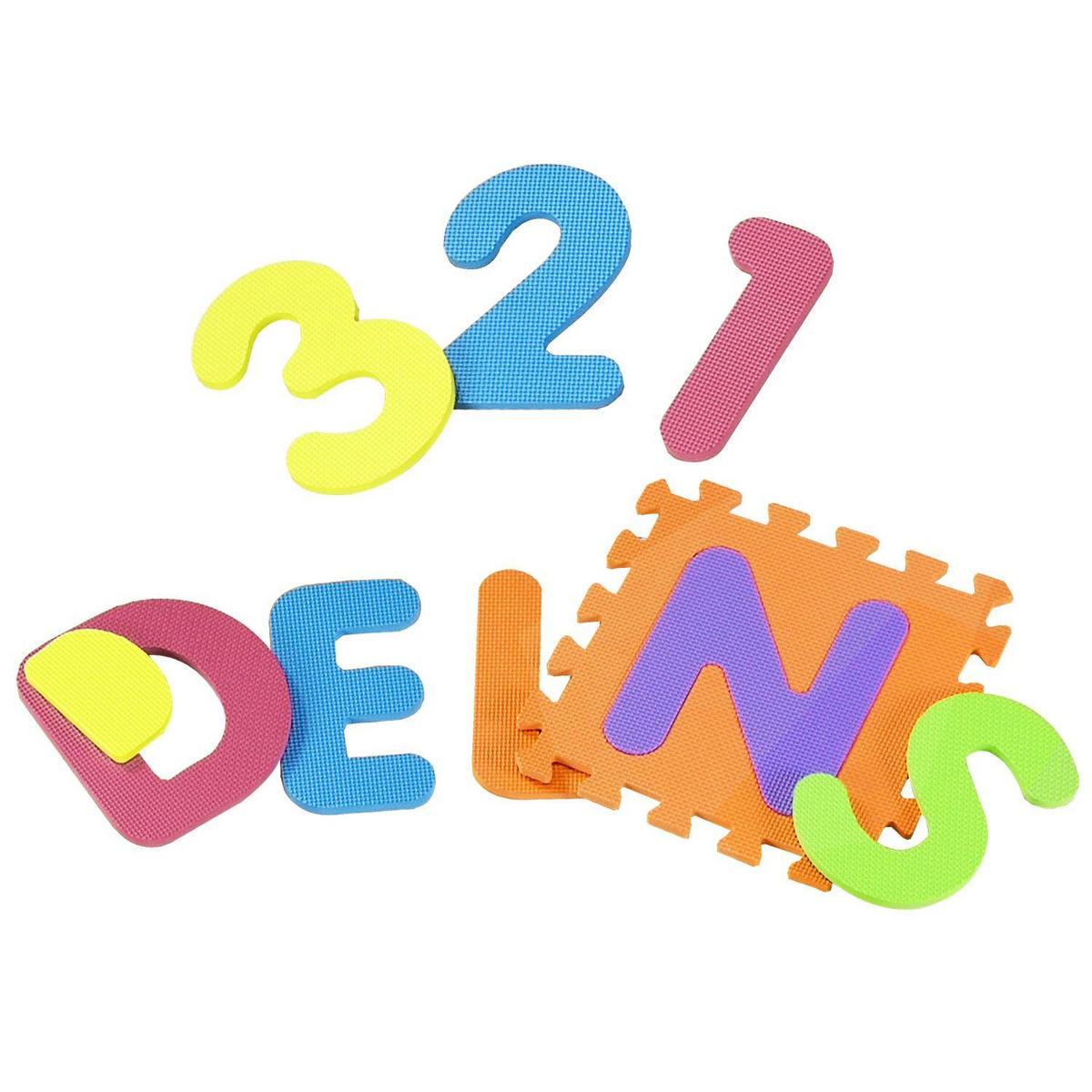 KINDER PUZZLEMATTE Kim (36 Teile) - Multicolor, Kunststoff (189/1/189cm) - Juskys