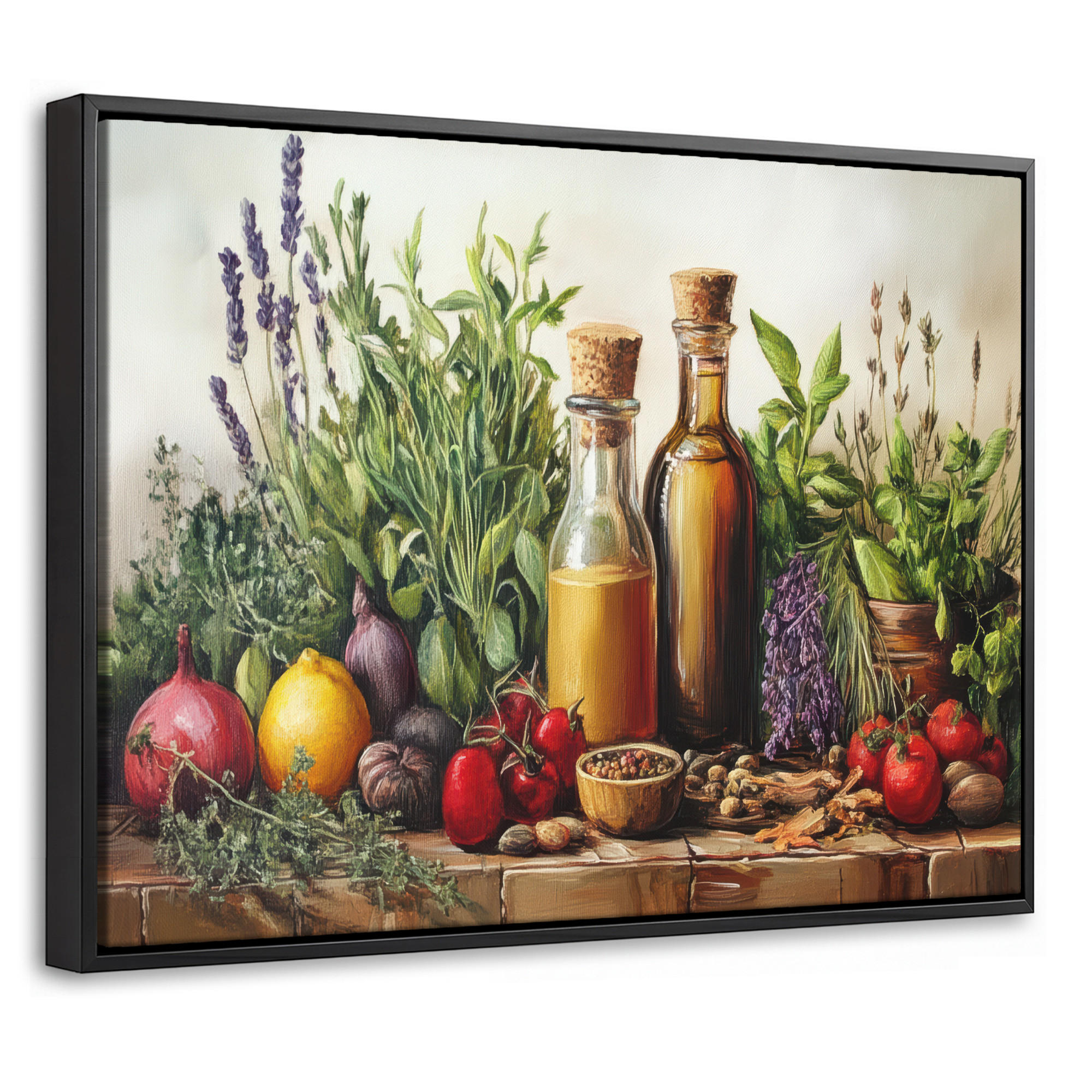 MuchoWow Leinwand Grün 40x30 cm