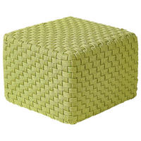 POUF Kunststoff Grün Nalli - Grün, Textil (50/35/50cm) - Beliani