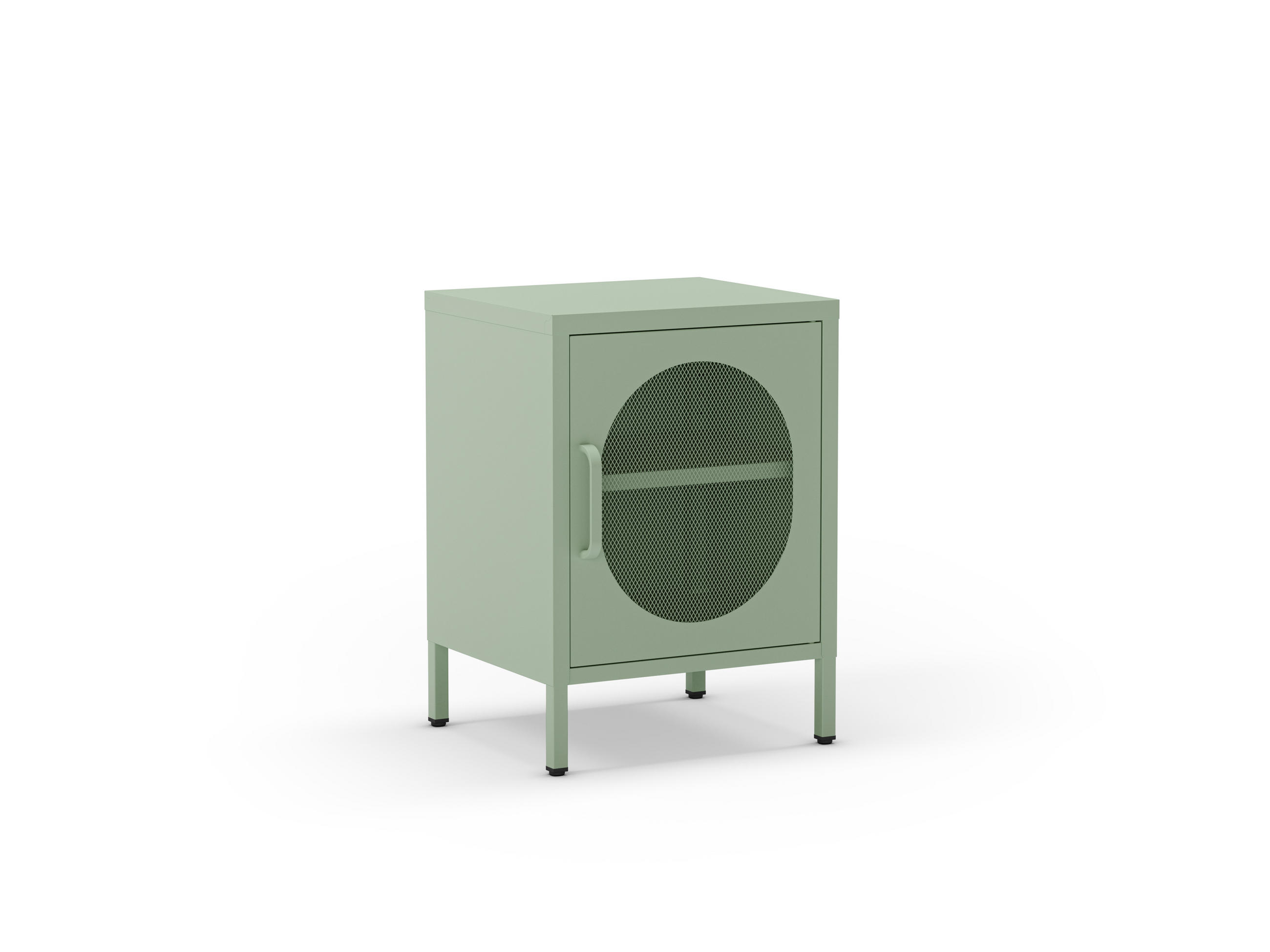 NACHTTISCH Diora Grün 40/35/60 cm - Grün, Metall (35/60/40cm) - Drawer