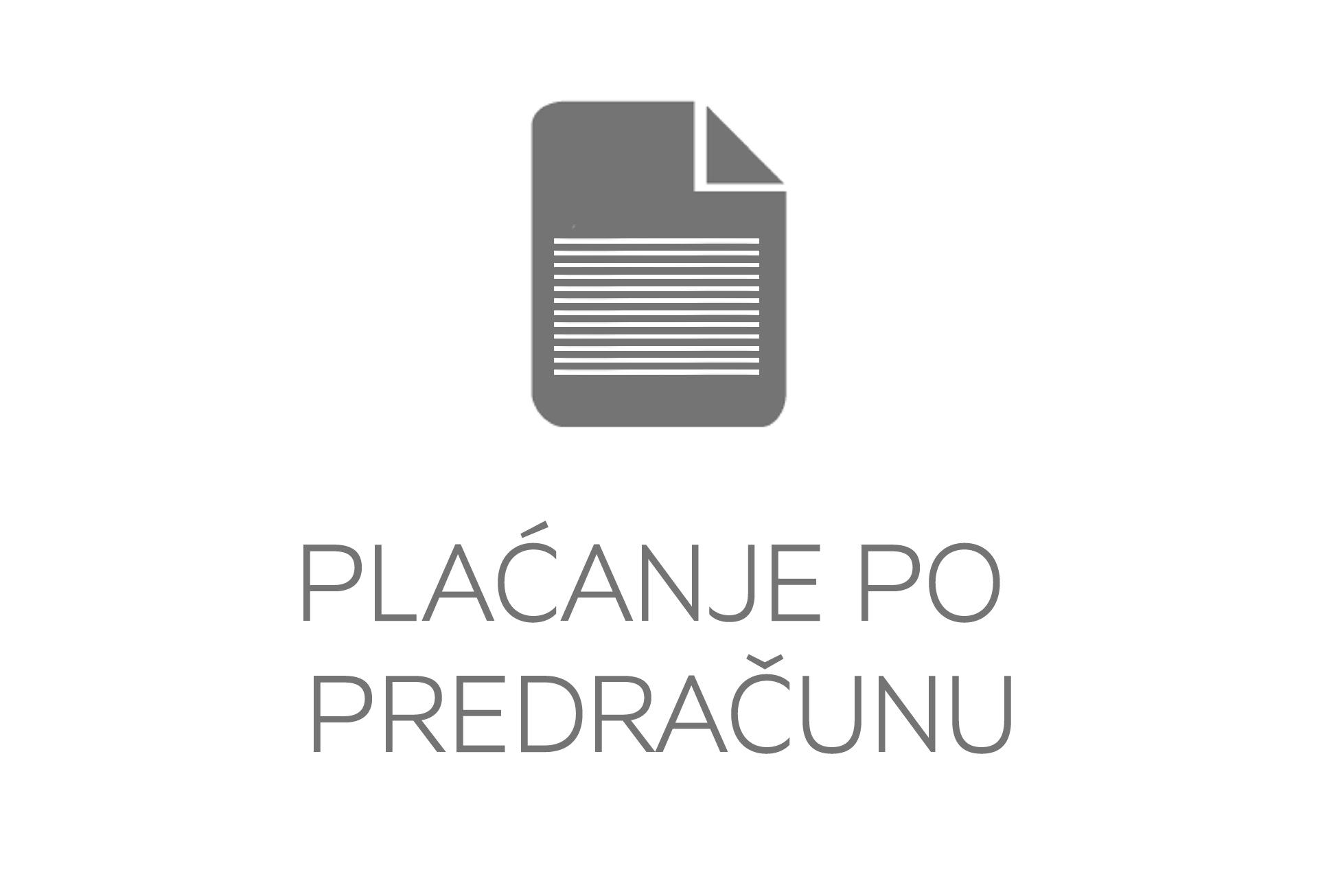 plaćanje po predračunu