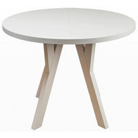 ESSTISCH Osenness ausziehbar Greige, 100 x 180 x 100 cm - Taupe, Holz/Holzwerkstoff (100/100/76.5cm) - Selsey