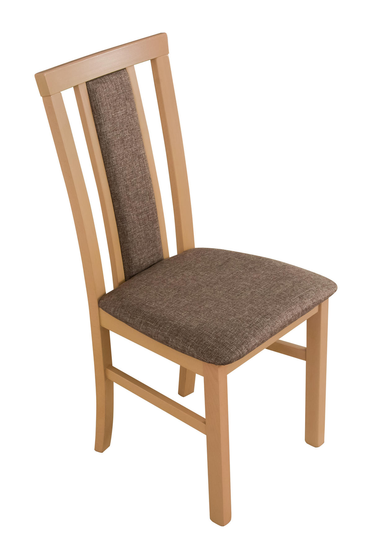 STUHL 2 er MILANO 7, sonoma - Beige/Sonoma Eiche, Holz (43/93/40cm) - Leaf Design