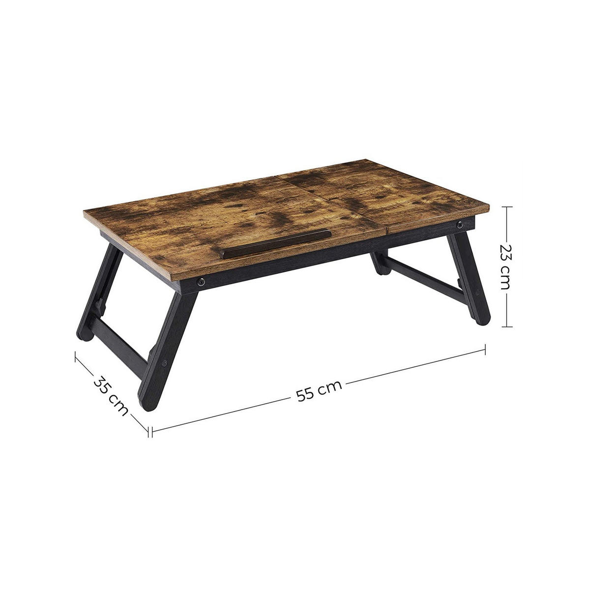 LAPTOPSTÄNDER - Braun, Holz (55/35/23cm) - Hansiro