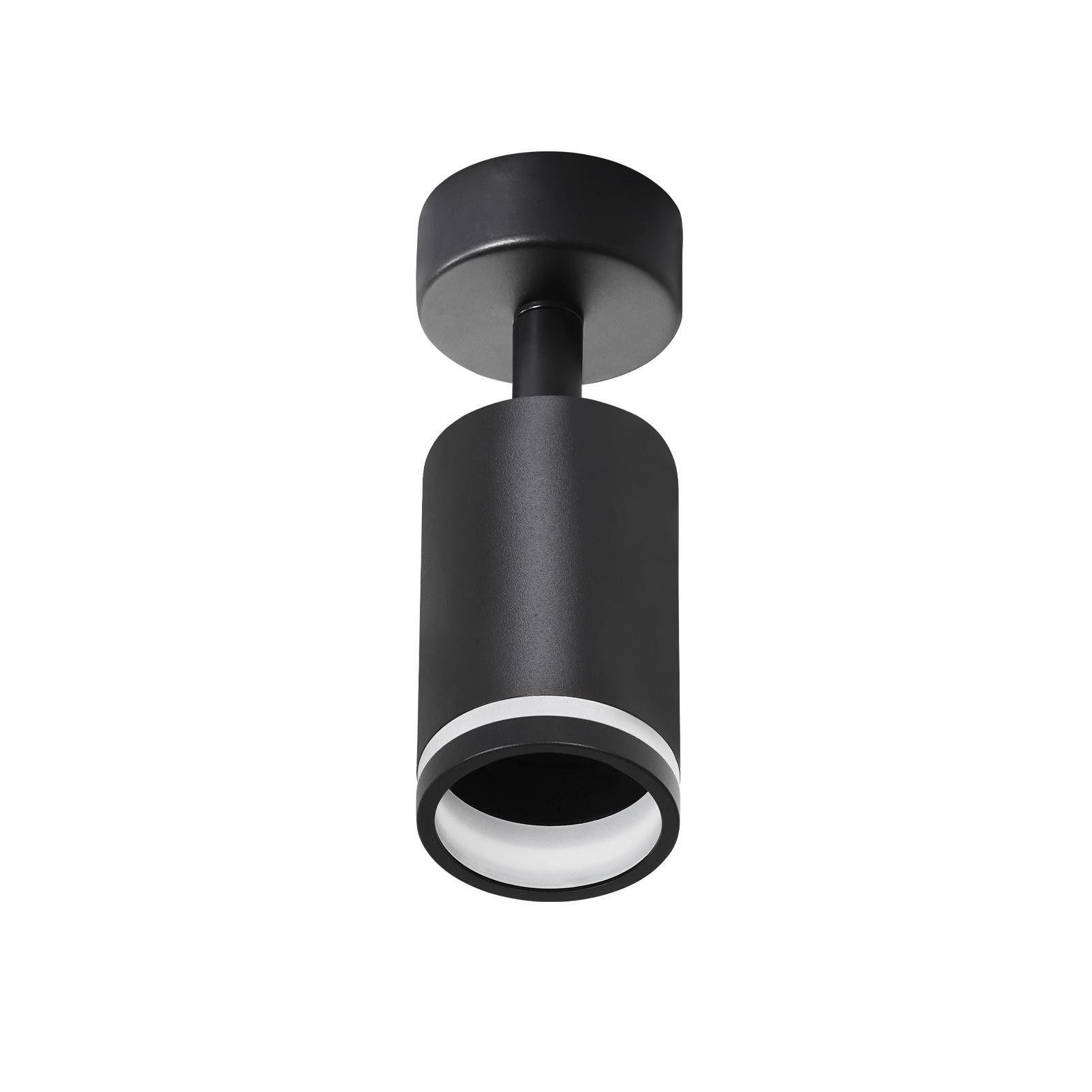 STRAHLER Salzuflen 1-flammig 6/6/17 cm - Schwarz, Metall (6/6/17cm) - Nettlife