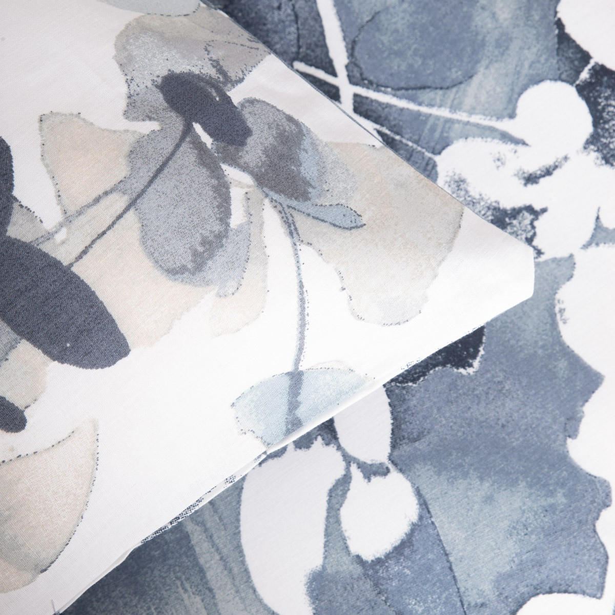 BETTWÄSCHE Nerina Baumwolle 160/200 cm - Blau, Textil (160/200cm) - Homla