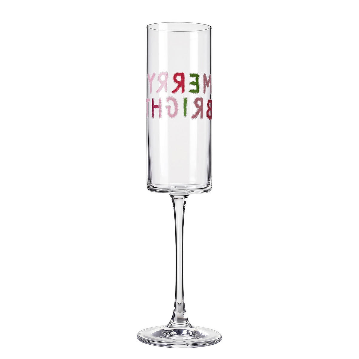 SEKTGLAS Merry & Bright - Rot/Rosa, Glas (0.22L) - Butlers