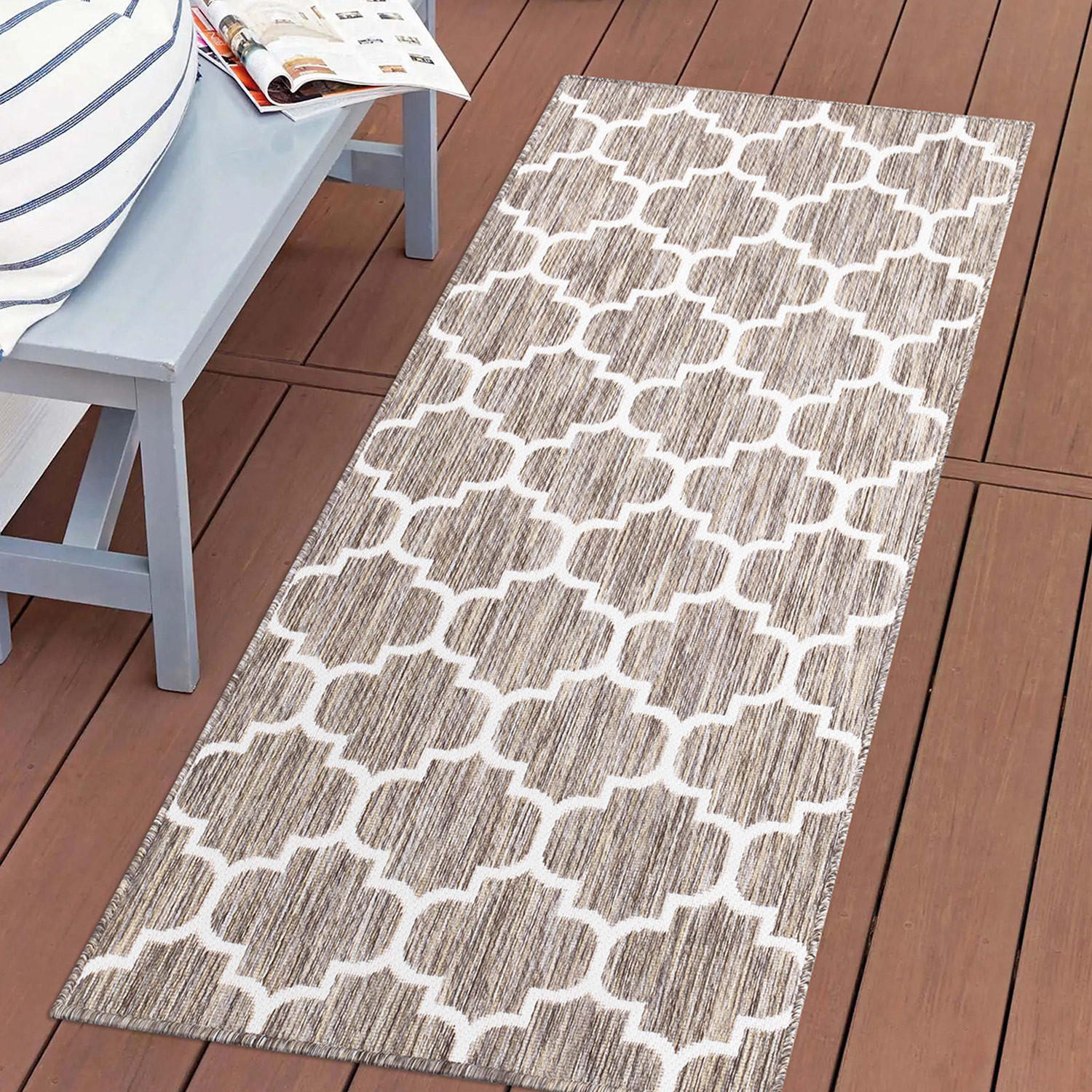 OUTDOOR-TEPPICH Sun 462 Beige 80x150 cm - Beige, Textil (80/150cm) - carpet city