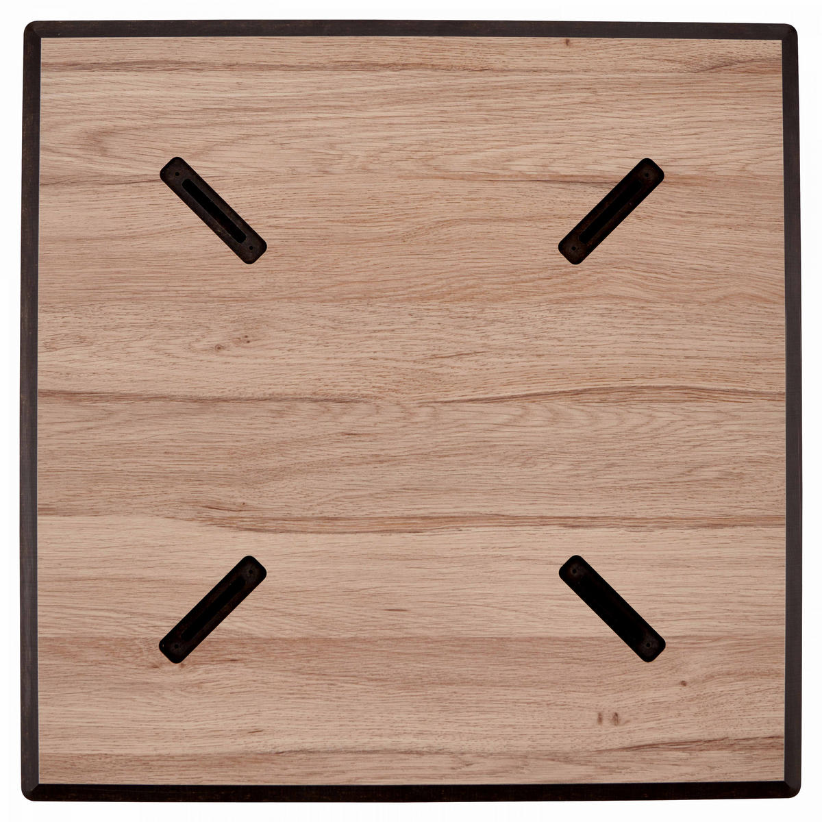 TISCHPLATTE 60 x 60 cm, helle Eiche - Eichefarben/Braun, Holzwerkstoff/Kunststoff (60/1.25/60cm) - Oviala