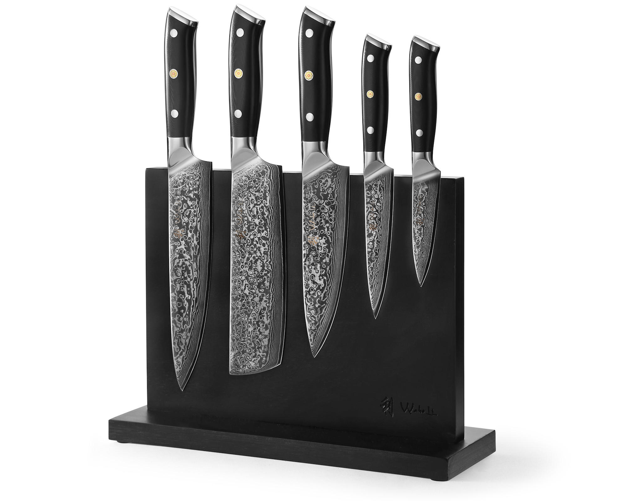 Wakoli Messer-Set Schwarz 1x1x1 cm