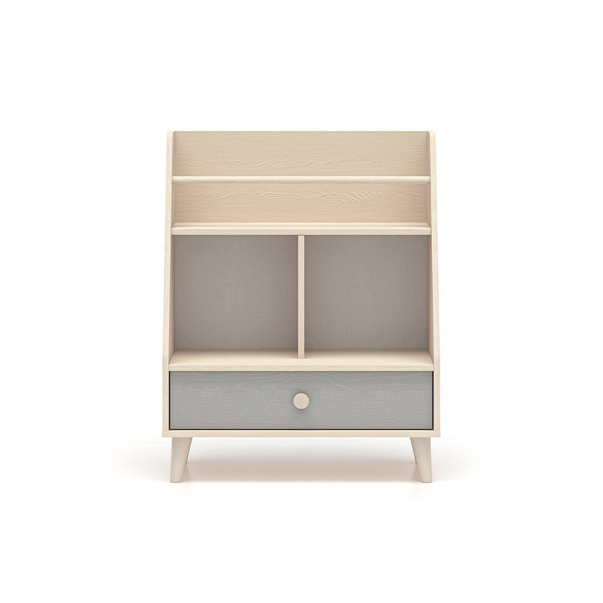 BÜCHERREGAL Alycia Beige - Grau - Holzeffekt - Grau, Holz (72/90/36cm) - Petits-meubles