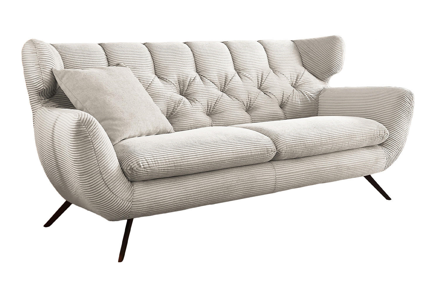Kawola Sofa Creme 225x94x95 cm