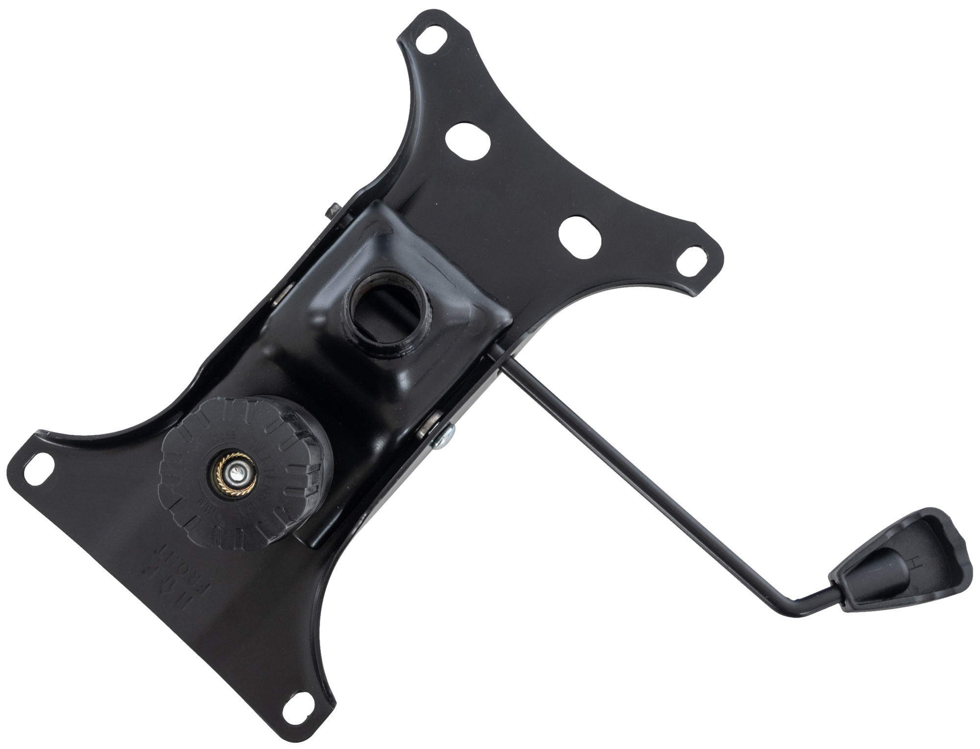 DREHSTUHL Metall schwarz - Schwarz, Metall (17.5/12/28cm) - CLP