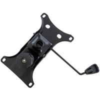 DREHSTUHL Metall schwarz - Schwarz, Metall (17.5/12/28cm) - CLP