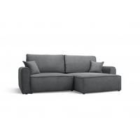 ECKSOFA mit Schlaffunktion Grau Anthrazit - Anthrazit, Textil (244/148cm) - Furnisell