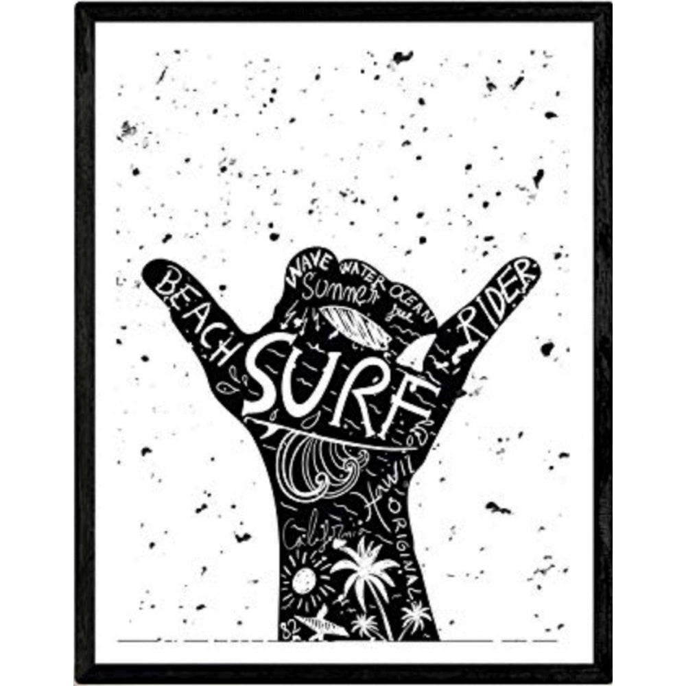 POSTER Surf Sport A3 Rahmenlos - Klar, Papier (29.7/5/42cm) - Nacnic