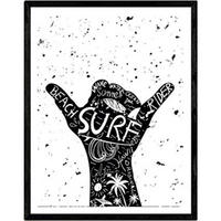 POSTER Surf Sport A3 Rahmenlos - Klar, Papier (29.7/5/42cm) - Nacnic